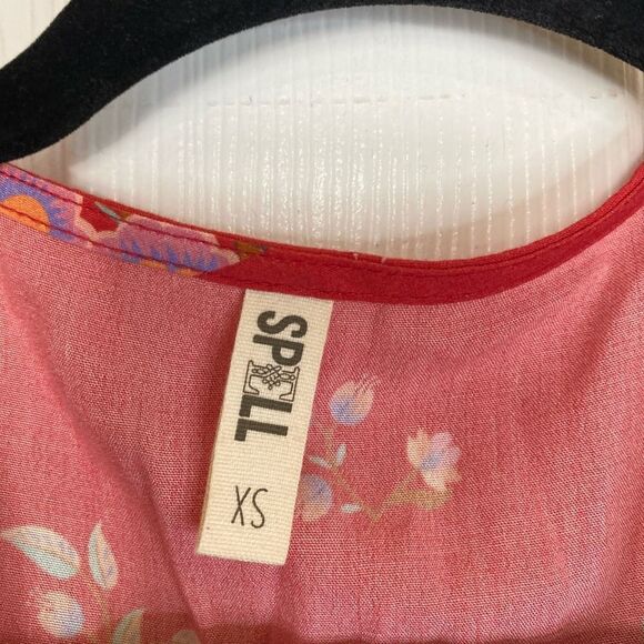 Spell Red and Blue Maxi Dress - Picture 5 of 15